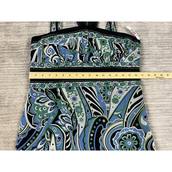 Mix It Dress Womens 14 Multicolor Sleeveless Maxi Lined Nylon Beaded‎ NWT - Picture 5 of 13